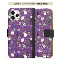 Sideflip mit langer Lasche schwarz