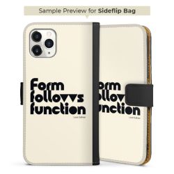 Sideflip Fodral med flap svart