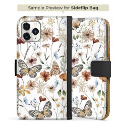 Sideflip Fodral med flap svart