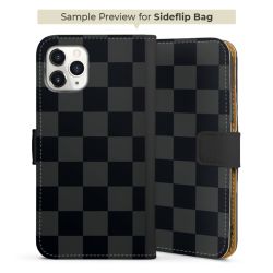 Sideflip Fodral med flap svart