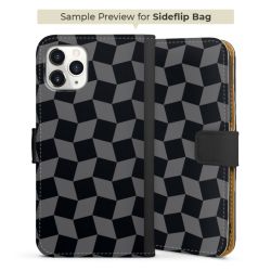 Sideflip Fodral med flap svart