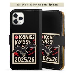 Sideflip mit langer Lasche schwarz