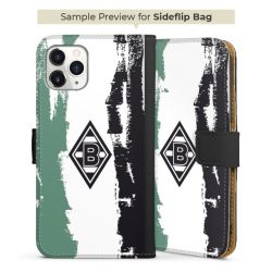 Sideflip mit langer Lasche schwarz