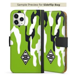 Sideflip mit langer Lasche schwarz