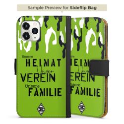 Sideflip mit langer Lasche schwarz