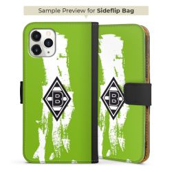 Sideflip mit langer Lasche schwarz