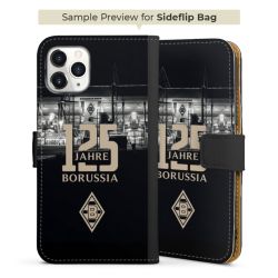 Sideflip mit langer Lasche schwarz