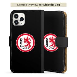 Sideflip mit langer Lasche schwarz