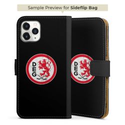 Sideflip mit langer Lasche schwarz