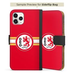 Sideflip mit langer Lasche schwarz