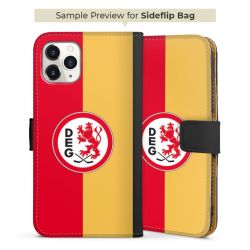 Sideflip mit langer Lasche schwarz