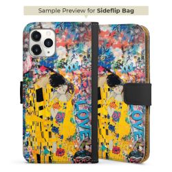 Sideflip Fodral med flap svart