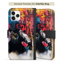 Sideflip Fodral med flap svart