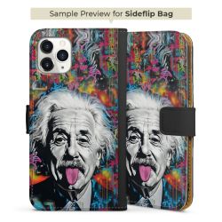 Sideflip Fodral med flap svart