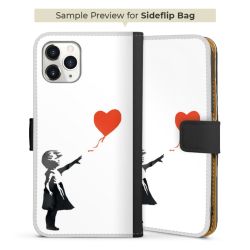 Sideflip Fodral med flap svart