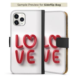 Sideflip Fodral med flap svart