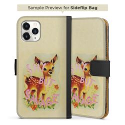 Sideflip Fodral med flap svart