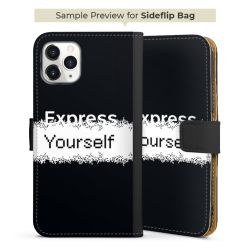 Sideflip with flap  black