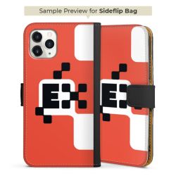 Sideflip Fodral med flap svart