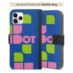 Sideflip Fodral med flap svart