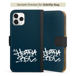 Sideflip mit langer Lasche schwarz