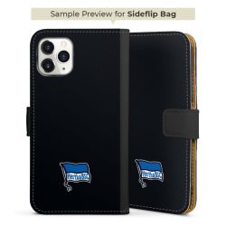 Sideflip mit langer Lasche schwarz