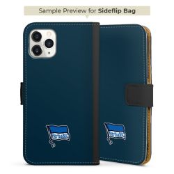 Sideflip mit langer Lasche schwarz