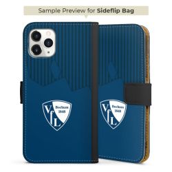 Sideflip mit langer Lasche schwarz