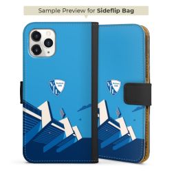 Sideflip mit langer Lasche schwarz