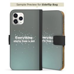 Sideflip Fodral med flap svart