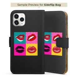 Sideflip Fodral med flap svart