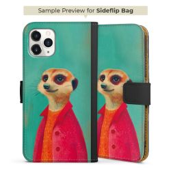 Sideflip Fodral med flap svart