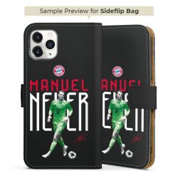 Sideflip Fodral med flap svart