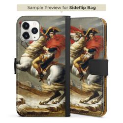 Sideflip Fodral med flap svart