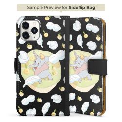 Sideflip Fodral med flap svart