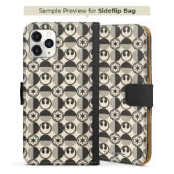 Sideflip mit langer Lasche schwarz