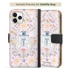 Sideflip mit langer Lasche schwarz