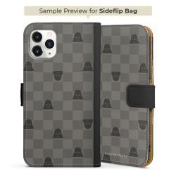 Sideflip Fodral med flap svart