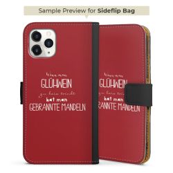 Sideflip mit langer Lasche schwarz