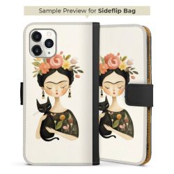 Sideflip Fodral med flap svart