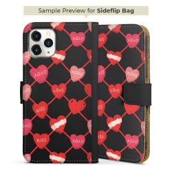 Sideflip Fodral med flap svart