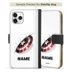 Sideflip mit Lasche schwarz