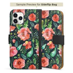 Sideflip Fodral med flap svart