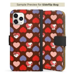 Sideflip Fodral med flap svart