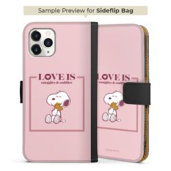 Sideflip Fodral med flap svart