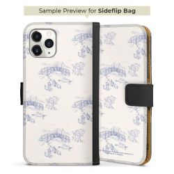 Sideflip Fodral med flap svart