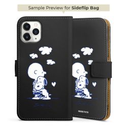 Sideflip Fodral med flap svart