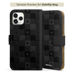 Sideflip Fodral med flap svart