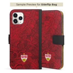 Sideflip mit langer Lasche schwarz