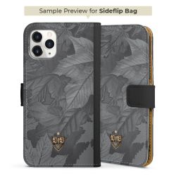 Sideflip mit langer Lasche schwarz